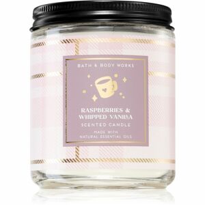 Bath & Body Works Raspberries & Whipped Vanilla vonná svíčka I. 198 g