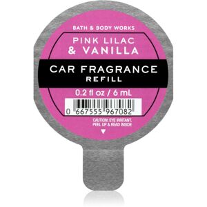 Bath & Body Works Pink Lilac & Vanilla vůně do auta náhradní náplň 6 ml
