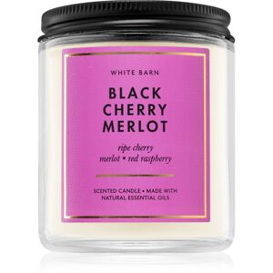 Bath & Body Works Black Cherry Merlot vonná svíčka 198 g