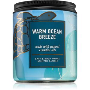 Bath & Body Works Warm Ocean vonná svíčka 198 g