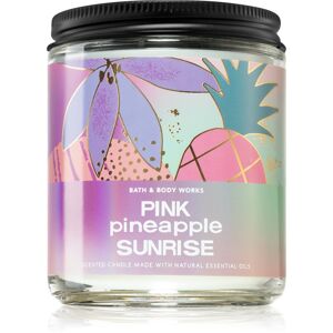 Bath & Body Works Pink Pineapple Sunrise vonná svíčka 198 g