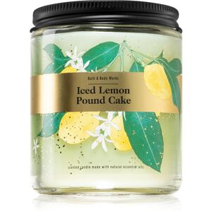 Bath & Body Works Iced Lemon Pound Cake vonná svíčka 198 g