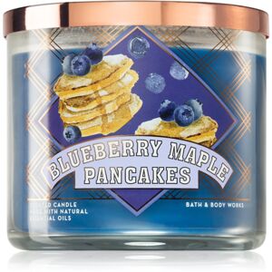 Bath & Body Works Blueberry Maple Pancakes vonná svíčka II. 411 g