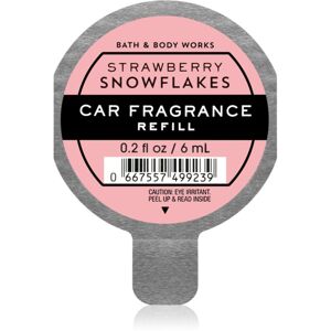 Bath & Body Works Strawberry Snowflakes vůně do auta náhradní náplň 6 ml