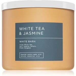 Bath & Body Works White Tea & Jasmine vonná svíčka 411 g