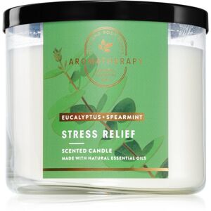 Bath & Body Works Eucalyptus Spearmint vonná svíčka Stress Relief 411 g