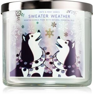 Bath & Body Works Sweater Weather vonná svíčka V. 411 g