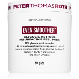 Peter Thomas Roth Even Smoother Glycolic Retinol Resurfacing Peel Pads peelingové pleťové tamponky na noc 1 cps