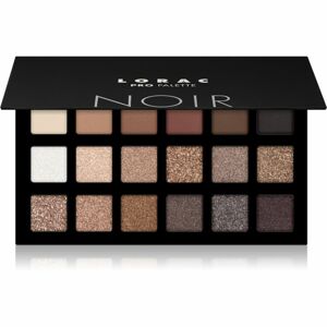 Lorac PRO paleta očních stínů 18 barev odstín Noir 16 g