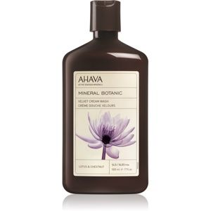 Ahava Mineral Botanic Lotus & Chestnut sametový sprchový krém