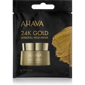 Ahava Mineral Mud 24K Gold minerální bahenní maska s 24karátovým zlatem 6 ml