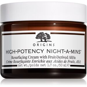 Origins High-Potency Night-A-Mins™ Resurfacing Cream With Fruit-Derived AHAs regenerační noční krém pro obnovu hutnosti pleti 50 ml