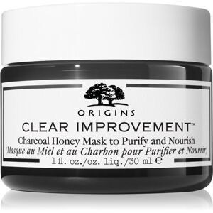 Origins Clear Improvement® Charcoal Honey Mask To Purify & Nourish čisticí maska s aktivním uhlím 30 ml