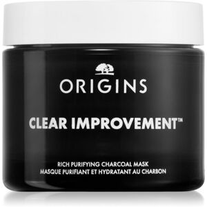 Origins Clear Improvement® Rich Purifying Charcoal Mask čisticí maska s aktivním uhlím 75 ml