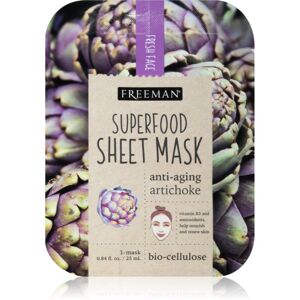 Freeman Superfood Artichoke plátýnková maska se zpevňujícím účinkem 25 ml