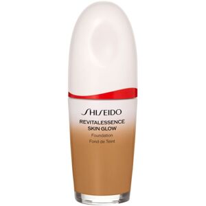 Shiseido Revitalessence Skin Glow Foundation lehký make-up s rozjasňujícím účinkem SPF 30 odstín Citrine 30 ml