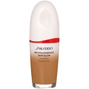 Shiseido Revitalessence Skin Glow Foundation lehký make-up s rozjasňujícím účinkem SPF 30 odstín Bronze 30 ml