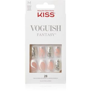 KISS Voguish Fantasy Fashspiration umělé nehty medium 28 ks