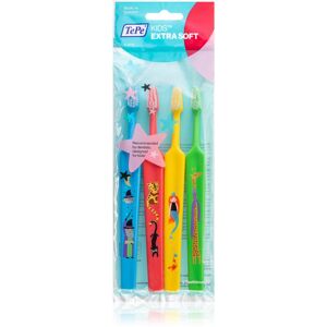 TePe Kids Extra Soft zubní kartáčky extra soft pro děti 4 ks