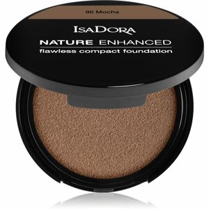 IsaDora Nature Enhanced Flawless Compact Foundation krémový kompaktní make-up odstín 90 Mocha 10 g