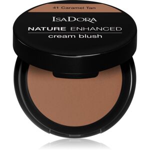 IsaDora Nature Enhanced Cream Blush kompaktní tvářenka se štětcem a zrcátkem odstín 41 Caramel Tan 3 g