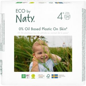 ECO by Naty Nappies Maxi+ Size 4+ jednorázové EKO pleny 9-20 kg 24 ks