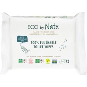 ECO by Naty Plastic-free Toilet Wipes vlhčené ubrousky pro děti 42 ks