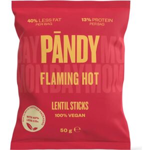 PANDY Lentil Sticks čočkové křupky příchuť Flaming Hot 50 g