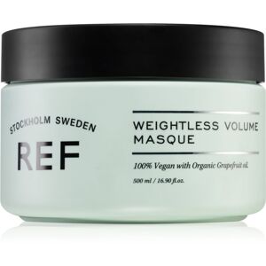 REF Weightless Volume Masque hloubkově hydratační maska pro lesk a hebkost vlasů 500 ml