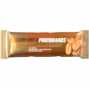 PRO!BRANDS Protein Big Bite karamelovo-oříšková proteinová tyčinka 45 g