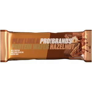 PRO!BRANDS Protein Wafer čokoláda/ořech proteinový oplatek 40 g