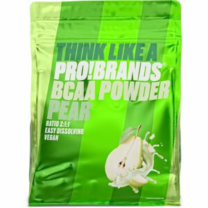 PRO!BRANDS BCAA Powder Hruška prášek na přípravu nápoje s aminokyselinami 360 g