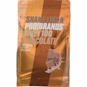 PRO!BRANDS 100% Whey Protein čokoláda syrovátkový protein v prášku 900 g