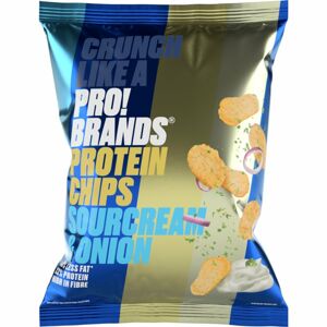 PRO!BRANDS Chips BBQ/paprika proteinové chipsy onion and cream 50 g