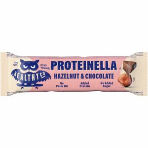 HealthyCo Proteinella Bar čokoláda/lískový oříšek proteinová tyčinka s čokoládou 35 g