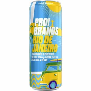 PRO!BRANDS BCAA Drink Rio de Janeiro - passion fruit/ananas hotový nápoj s aminokyselinami 330 ml