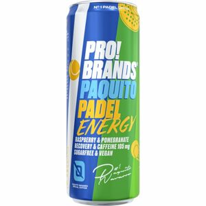 PRO!BRANDS Drink Padel Energy malina/granátové jablko energy drink 330 ml