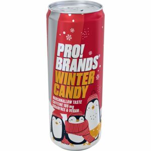 PRO!BRANDS Drink Winter Candy energetický nápoj příchuť vanilla marshmallow 330 ml