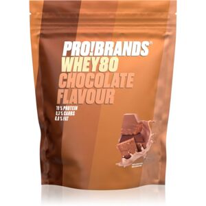PRO!BRANDS Whey80 Protein syrovátkový protein příchuť Chocolate 500 g