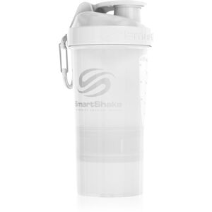 Smartshake Original2GO sportovní šejkr + zásobník barva Pure White 600 ml