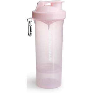 Smartshake Slim sportovní šejkr + zásobník barva Cotton Pink 500 ml