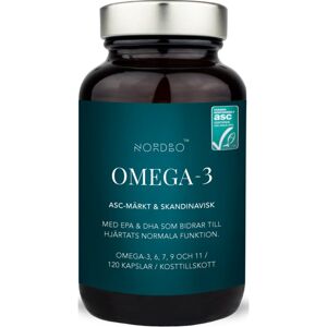 Nordbo Omega-3 Scandinavian Trout Oil podpora správného fungování organismu 120 ks