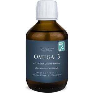 Nordbo Omega-3 Trout Oil podpora správného fungování organismu 200 ml