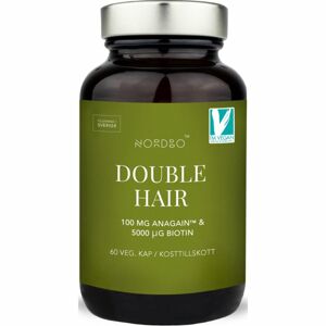 Nordbo Double Hair doplněk stravy proti padání vlasů 60 ks