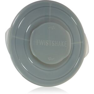 Twistshake Divided Plate dělený talíř s víčkem Grey 6 m+ 1 ks