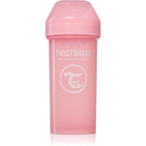 Twistshake Kid Cup Pink dětská láhev 12 m+ 360 ml