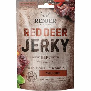 RENJER Red Deer Jerky Chili Lime sušené maso jelen 25 g