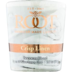 Root Candles Crisp Linen votivní svíčka 60 g