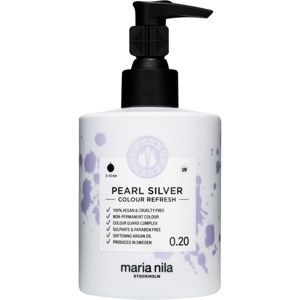 Maria Nila Colour Refresh Pearl Silver jemná vyživující maska bez permanentních barevných pigmentů výdrž 4 – 10 umytí 0.20 300 ml