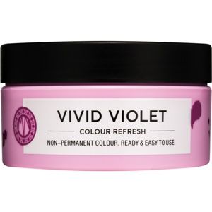 Maria Nila Colour Refresh Vivid Violet jemná vyživující maska bez permanentních barevných pigmentů výdrž 4 – 10 umytí 0.22 100 ml